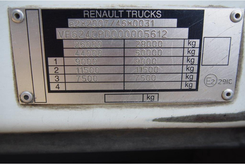Hook lift truck Renault Premium Lander 430 DXi - 6x2
