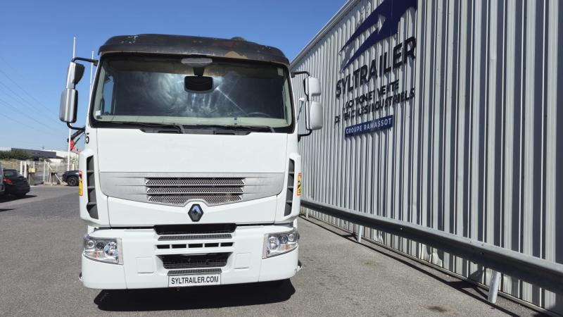 Hook lift truck Renault Premium avec grue PALFINGER PK 18000
