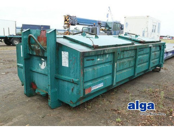 Hook lift truck Restmüll-Gewerbemüllcontainer, 15m³,