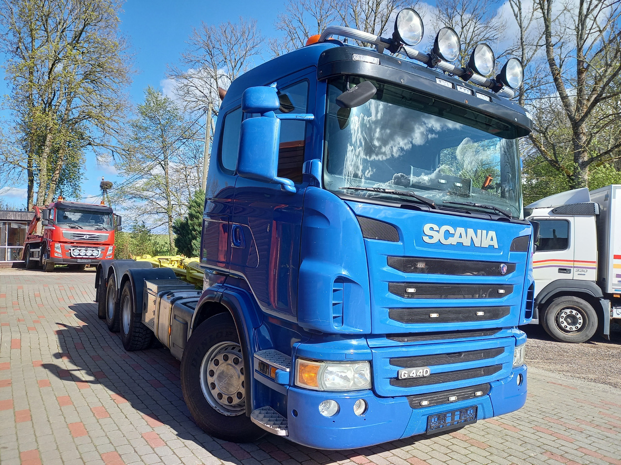 Hook lift truck SCANIA G440, 8x4, GROSS WEIGHT 36000 KG.