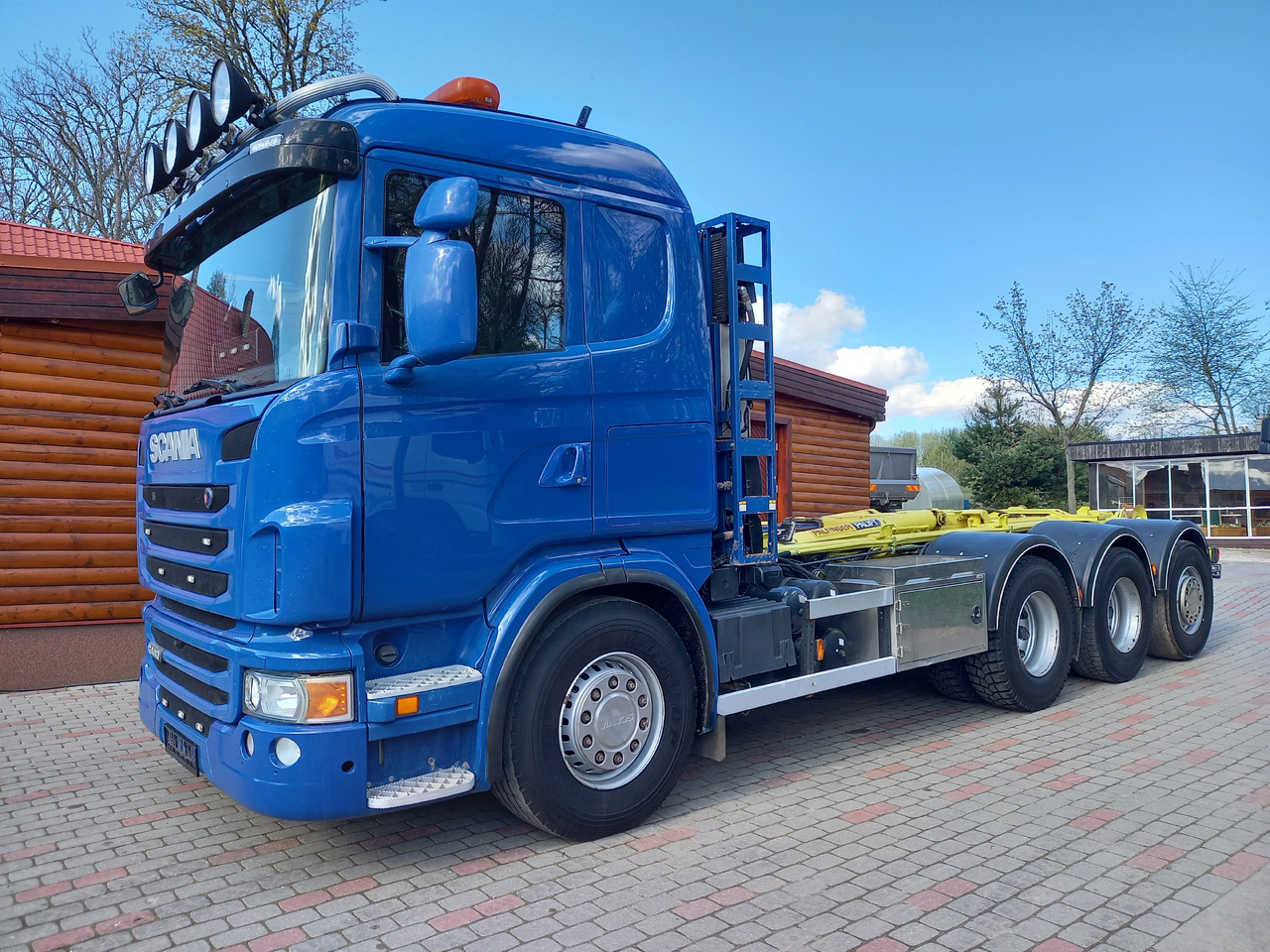 Hook lift truck SCANIA G440, 8x4, GROSS WEIGHT 36000 KG.