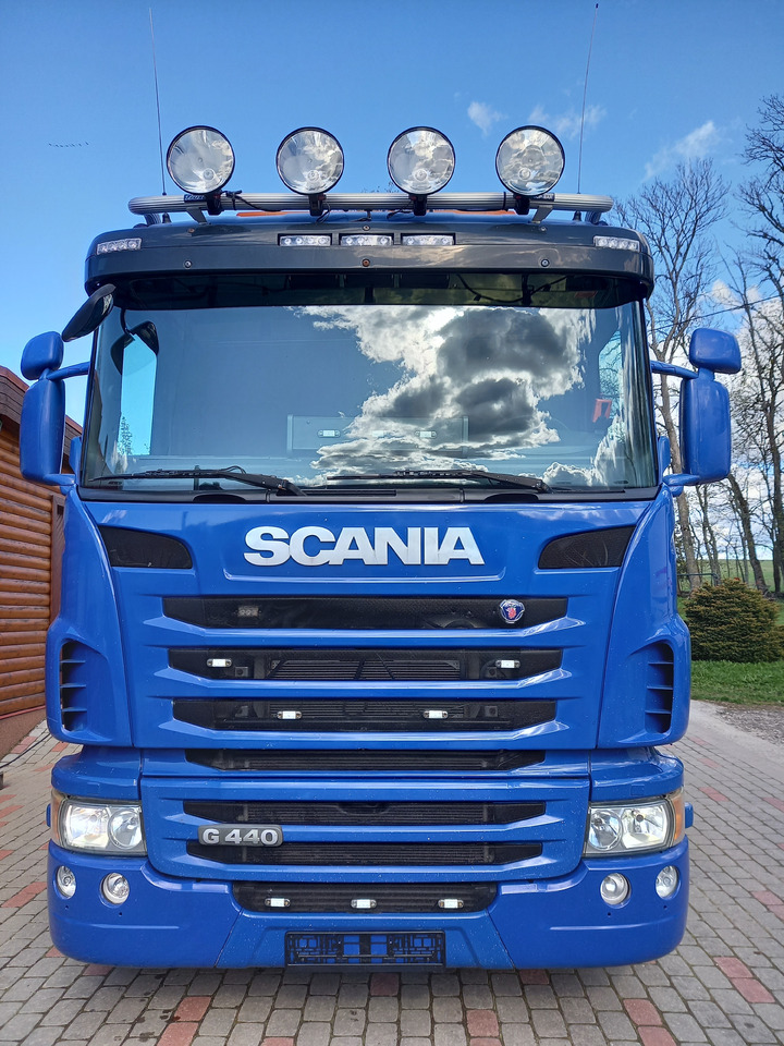 Hook lift truck SCANIA G440, 8x4, GROSS WEIGHT 36000 KG.