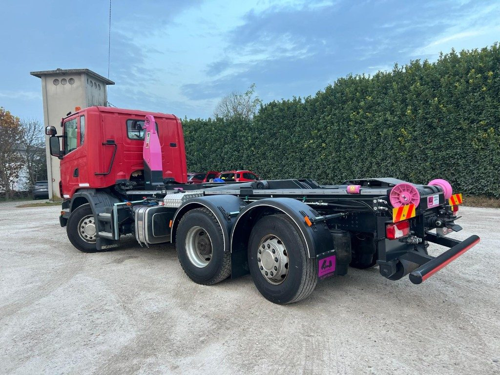 Hook lift truck SCANIA G440 SCARRABILE NUOVO PNEUMATICO POSTERIORE
