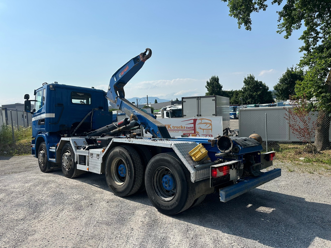 Hook lift truck SCANIA G450 8x4 Hiab