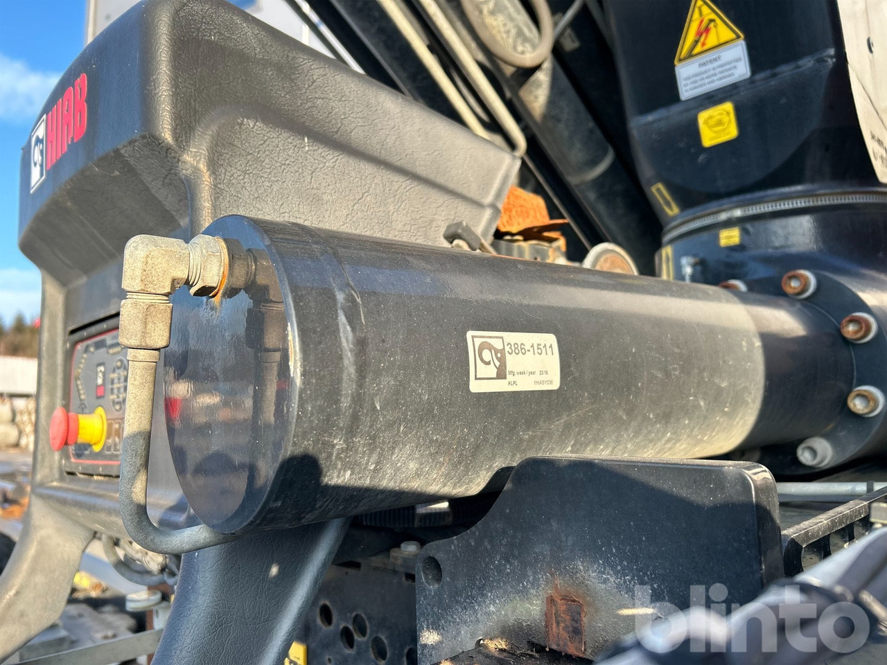 Hook lift truck SCANIA G450 CB 8X8 EHZ med HIAB 288 E-6 Kran