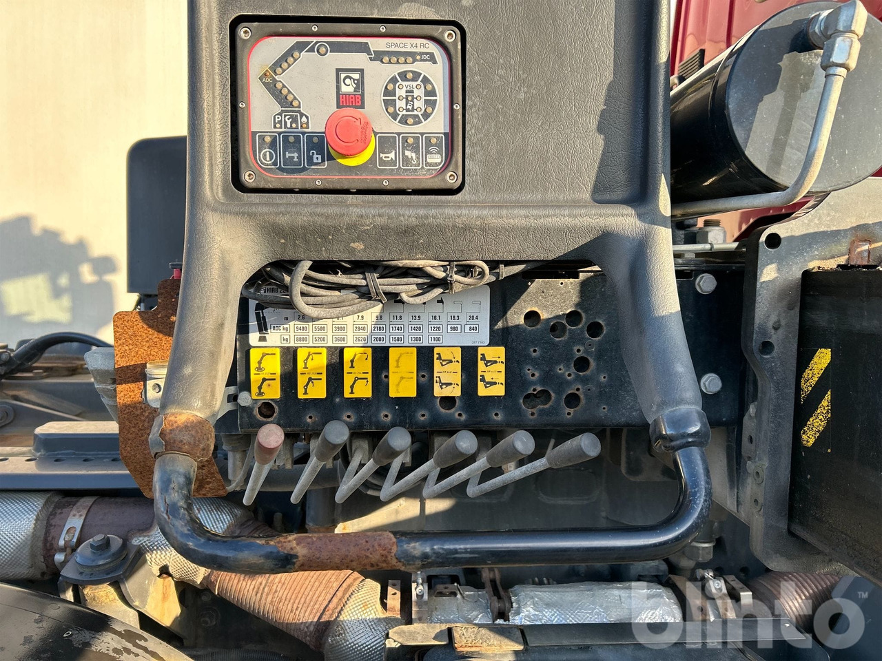 Hook lift truck SCANIA G450 CB 8X8 EHZ med HIAB 288 E-6 Kran