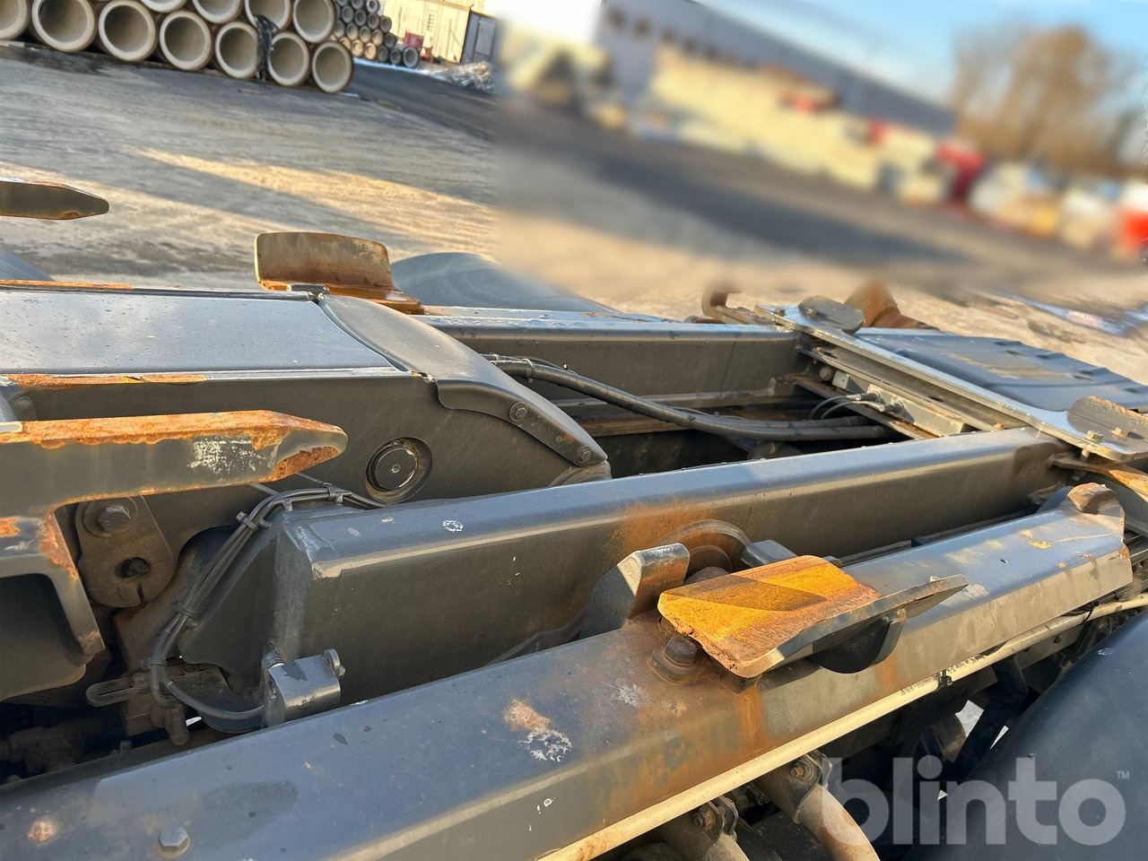 Hook lift truck SCANIA G450 CB 8X8 EHZ med HIAB 288 E-6 Kran