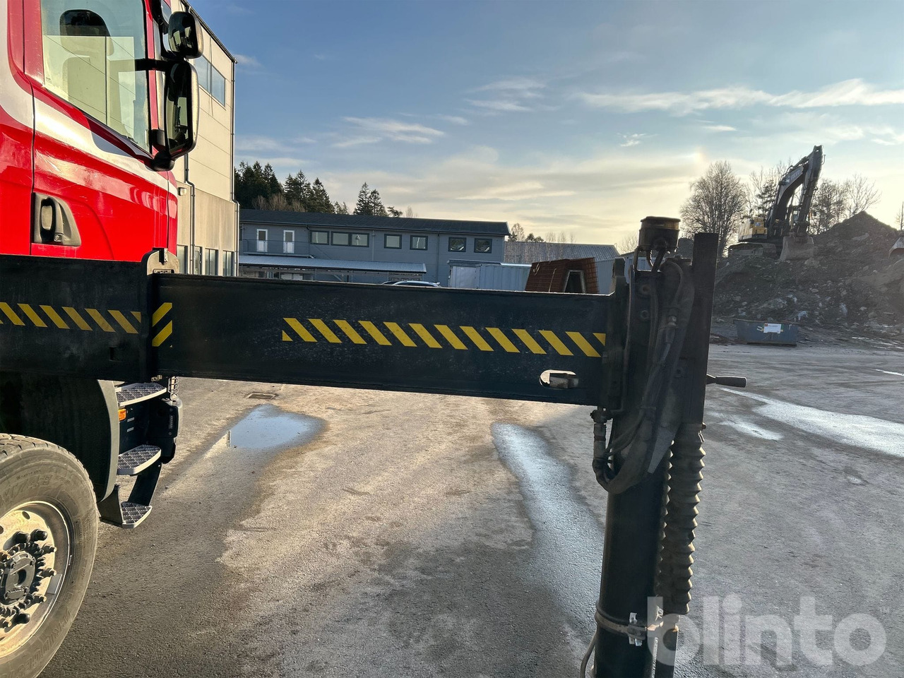 Hook lift truck SCANIA G450 CB 8X8 EHZ med HIAB 288 E-6 Kran