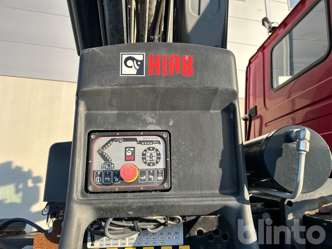 Hook lift truck SCANIA G450 CB 8X8 EHZ med HIAB 288 E-6 Kran