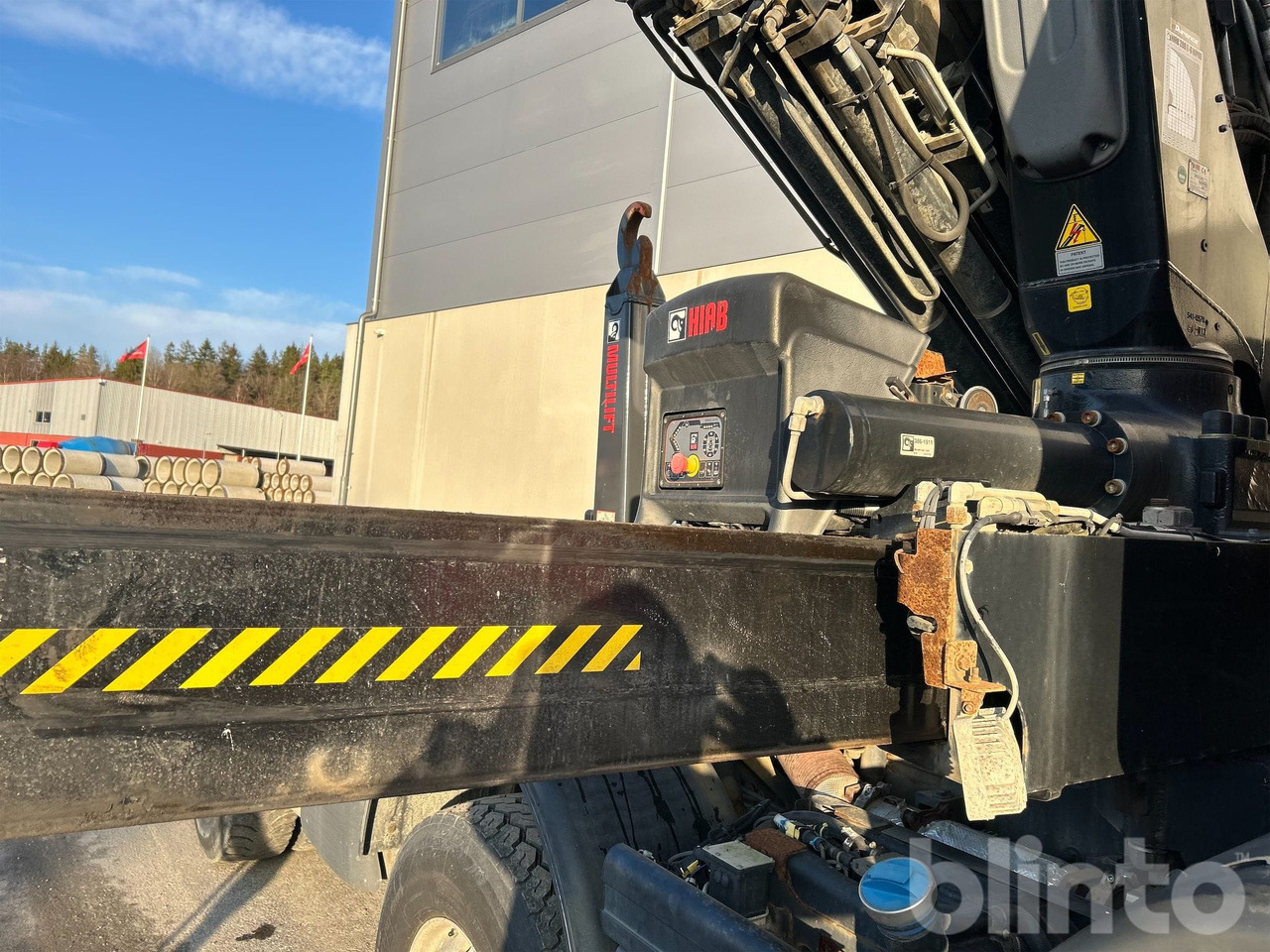 Hook lift truck SCANIA G450 CB 8X8 EHZ med HIAB 288 E-6 Kran