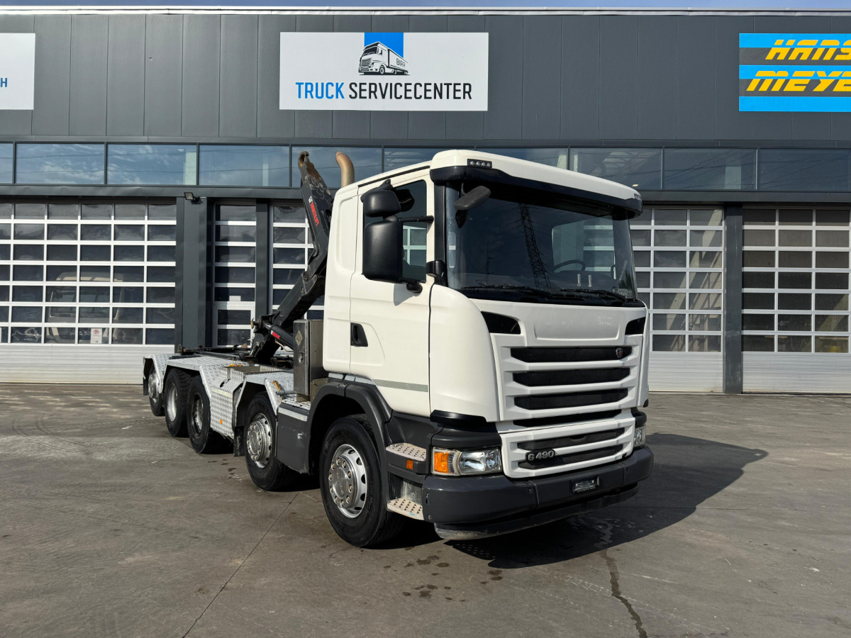 Hook lift truck SCANIA G490 10x4 Hiab 26T