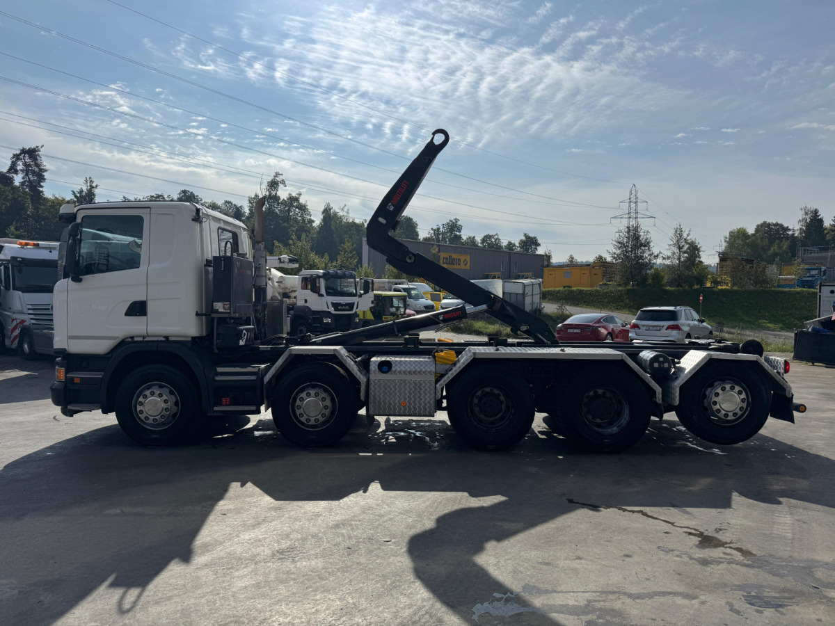 Hook lift truck SCANIA G490 10x4 Hiab 26T