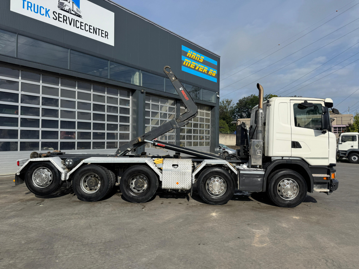 Hook lift truck SCANIA G490 10x4 Hiab 26T