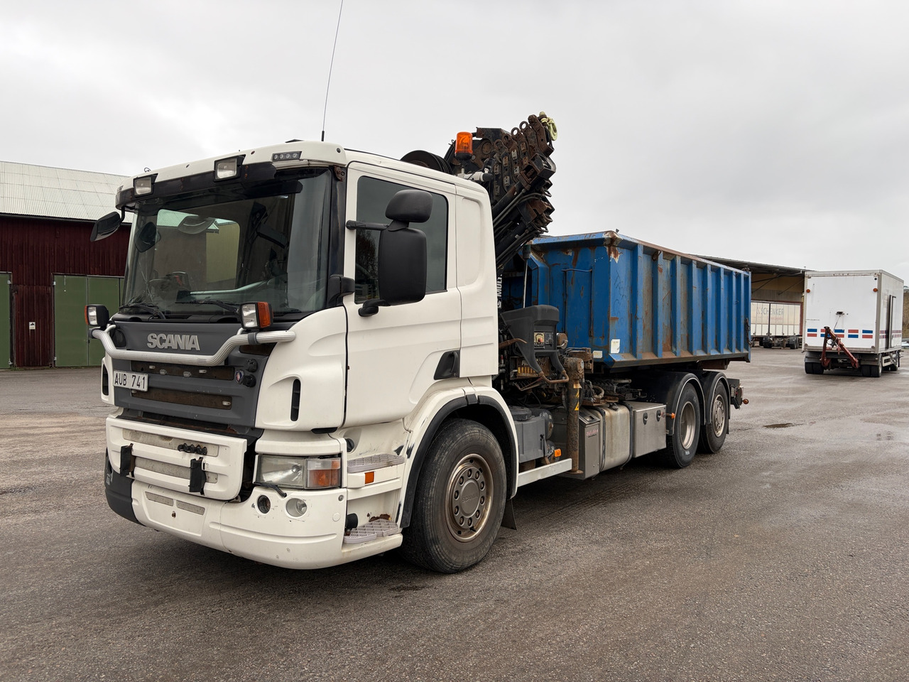 Hook lift truck Scania