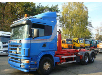 Hook lift truck Scania 124G420 6X2 HAKOWIEC