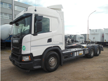 Hook lift truck  Scania G500, 6X4, RETARDER, PALFINGER T20