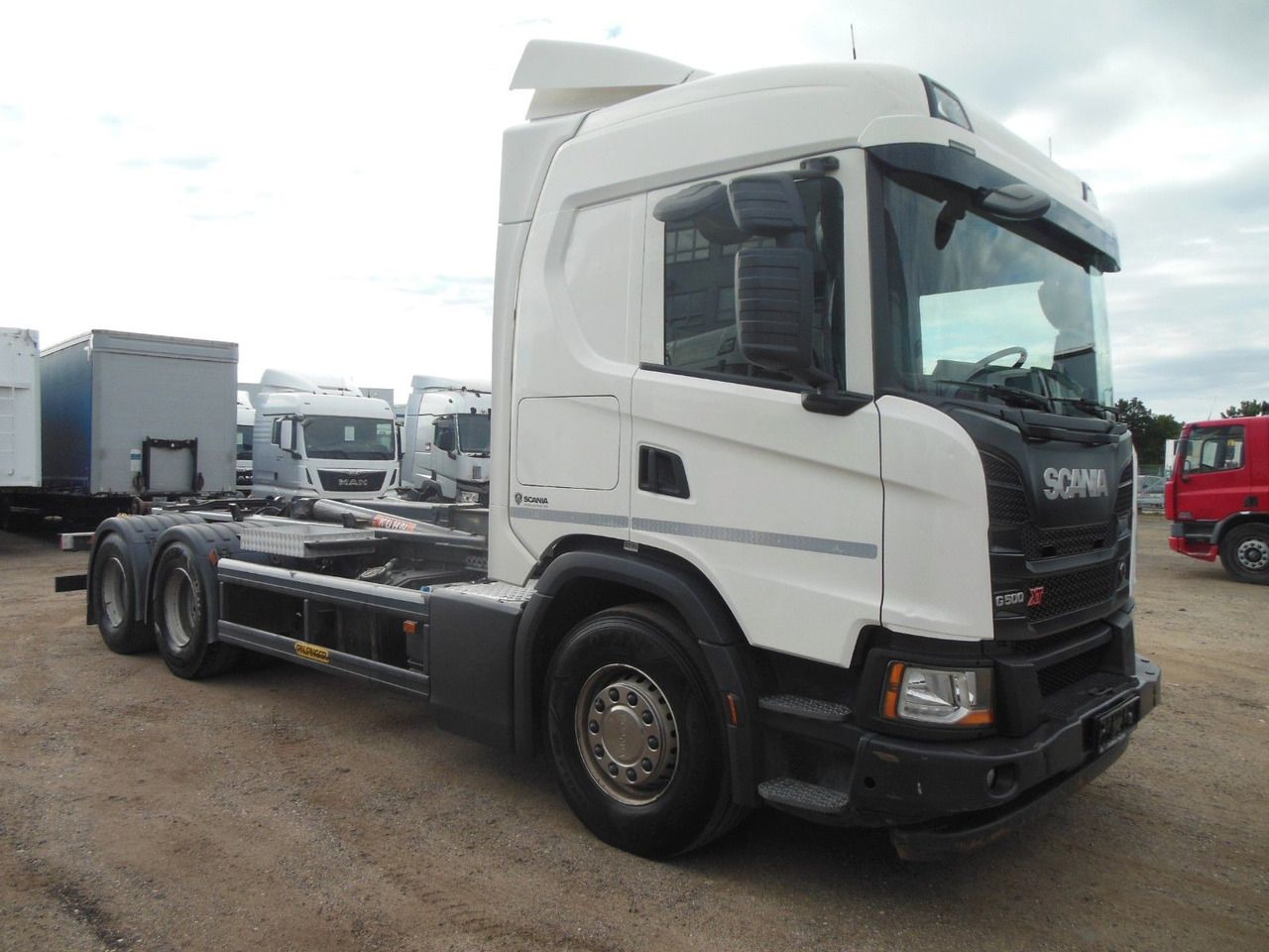Hook lift truck Scania G500, 6X4, RETARDER, PALFINGER T20