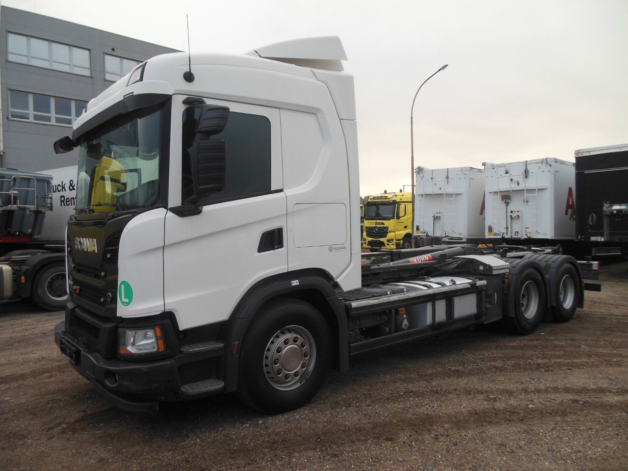 Hook lift truck Scania G500, 6X4, VOLL LUFT, PALFINGER T20
