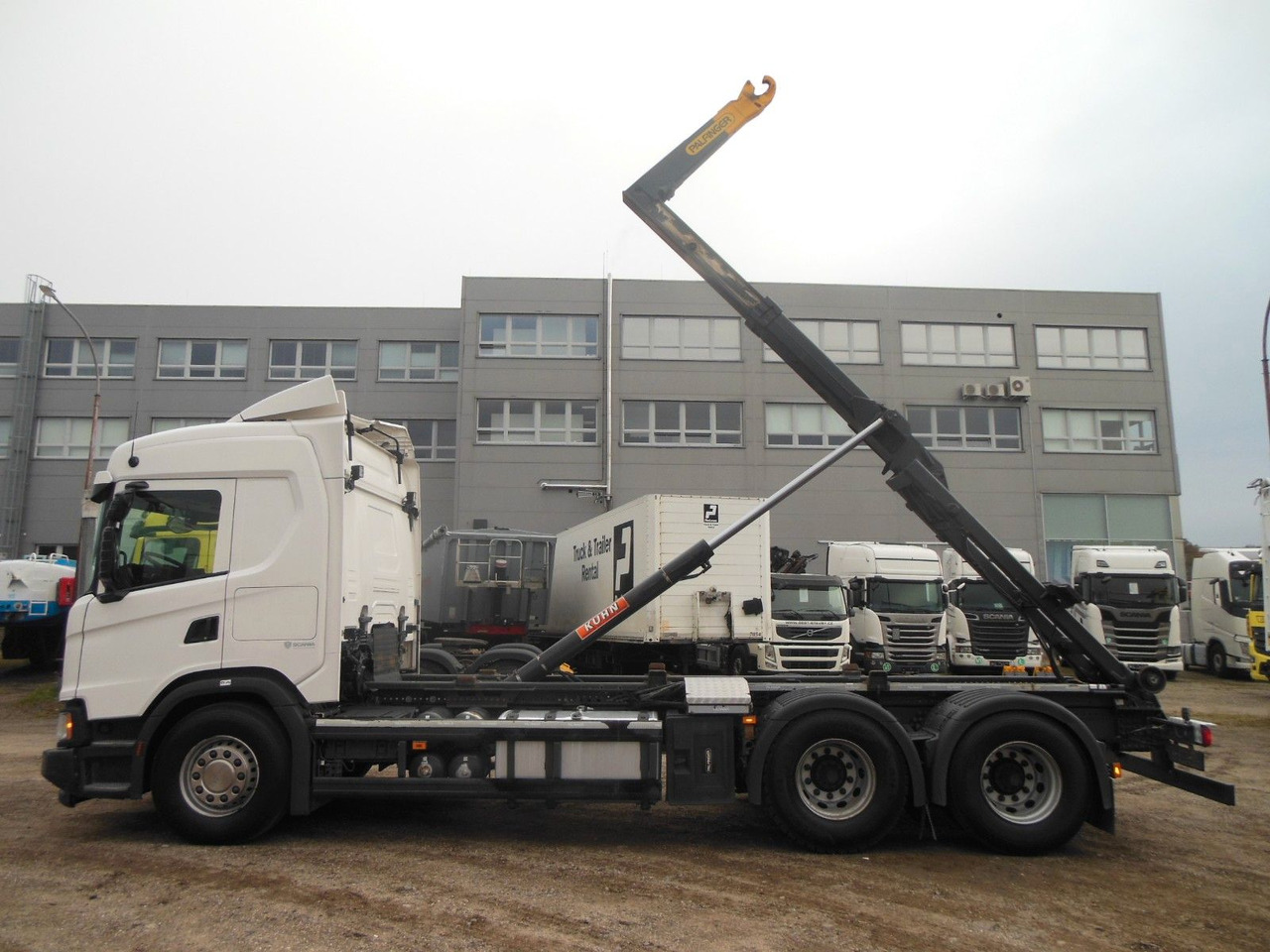 Hook lift truck Scania G500, 6X4, VOLL LUFT, PALFINGER T20