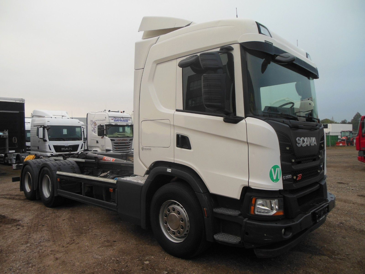 Hook lift truck Scania G500, 6X4, VOLL LUFT, PALFINGER T20