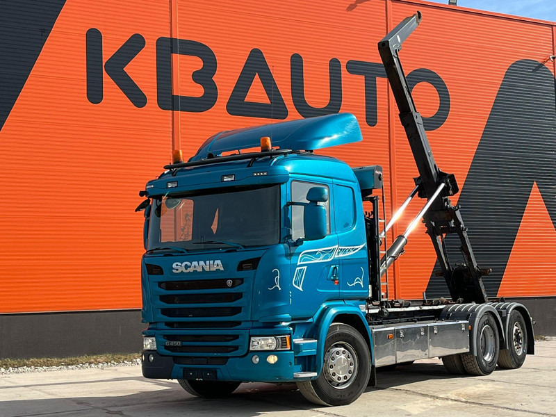 Hook lift truck Scania G 450 6x2*4 HIAB XR 20 ton / L=5300 mm