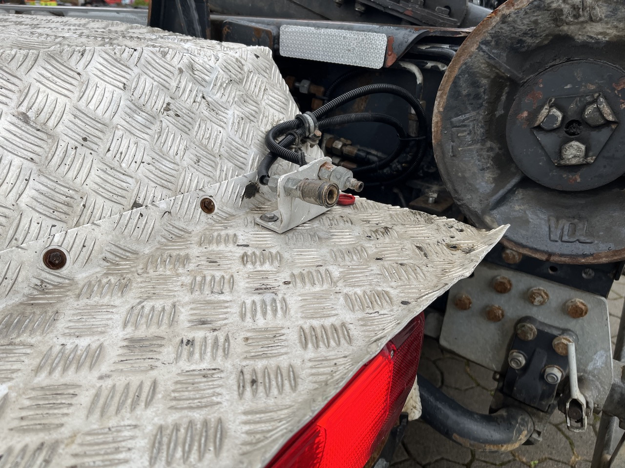 Hook lift truck Scania G 450 8x4 Trösch Abrollkipper