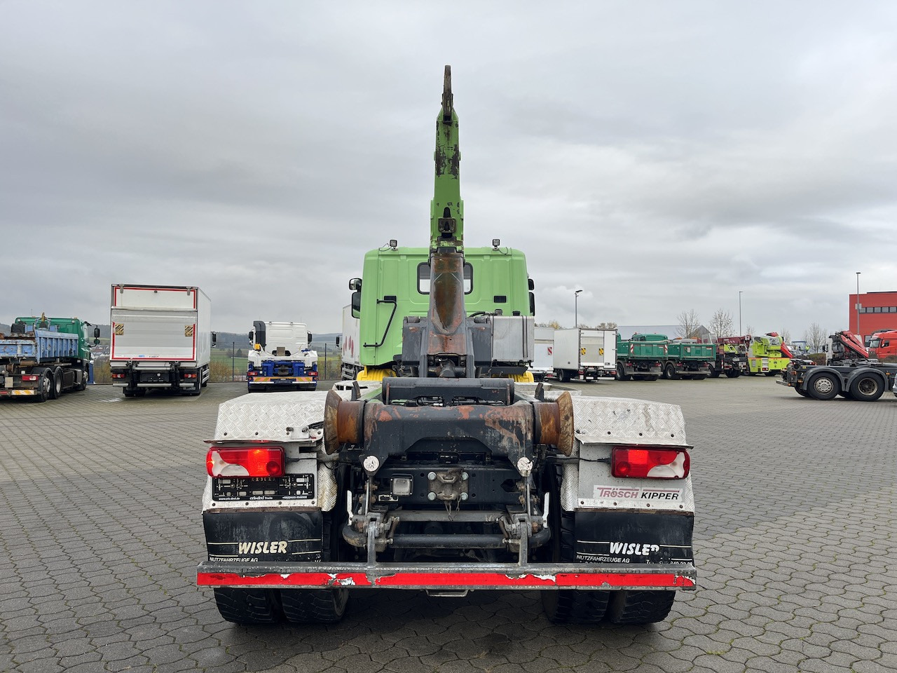 Hook lift truck Scania G 450 8x4 Trösch Abrollkipper