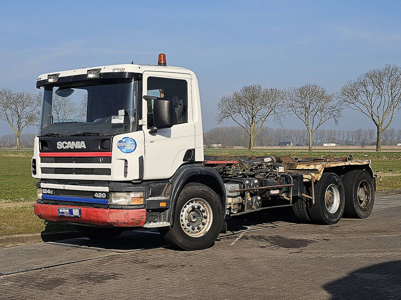 Hook lift truck Scania P124.420 Guima hooklift