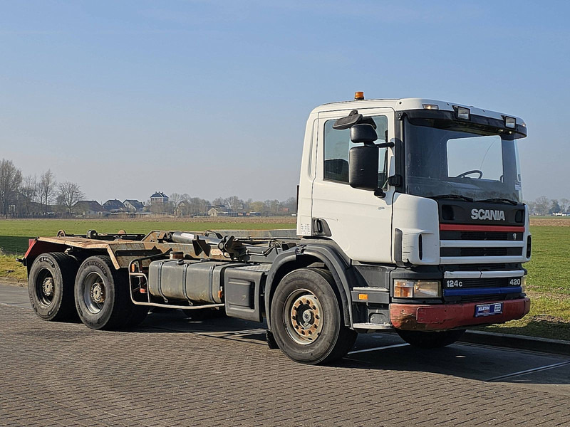 Hook lift truck Scania P124.420 Guima hooklift