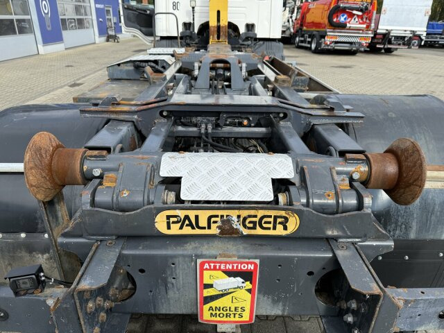 Hook lift truck Scania P280 4x2 Abrollkipper Palfinger Knickhaken T15A