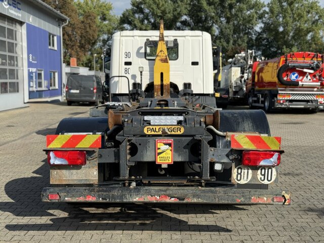 Hook lift truck Scania P280 4x2 Abrollkipper Palfinger Knickhaken T15A