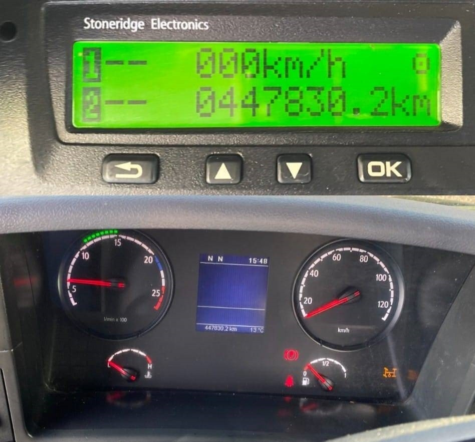 Hook lift truck Scania P360/HYVALIFT/HIAB 144B a réparer