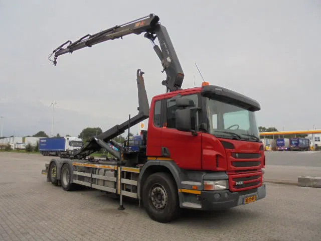 Hook lift truck Scania P400 6X2