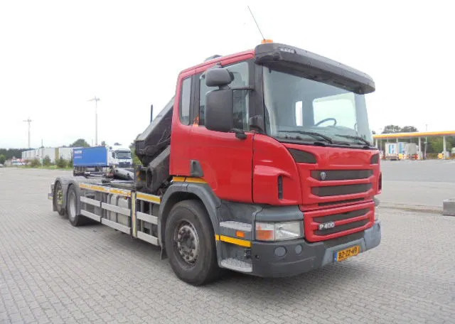 Hook lift truck Scania P400 6X2