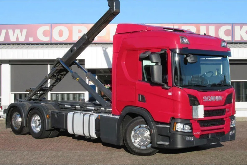 Hook lift truck Scania P450 6x2 Euro 6