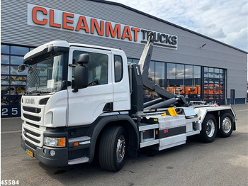 Hook lift truck Scania P 340 Euro 6 CNG 21 Ton haakarmsysteem Just 140.611 km!