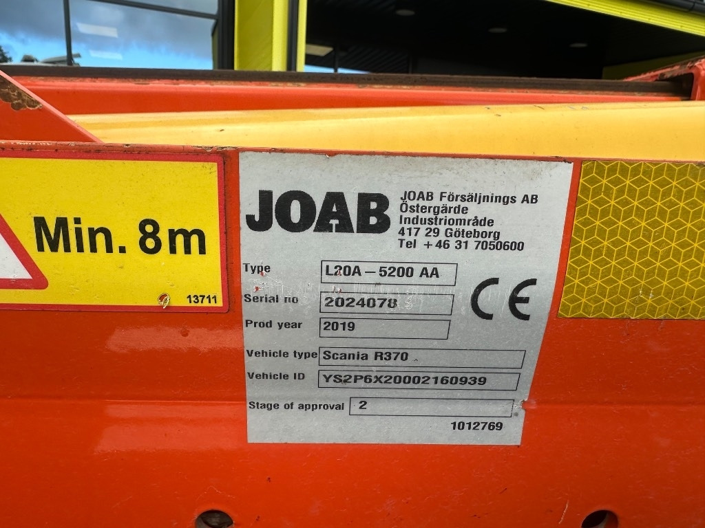 Hook lift truck Scania P 370 6x2*4