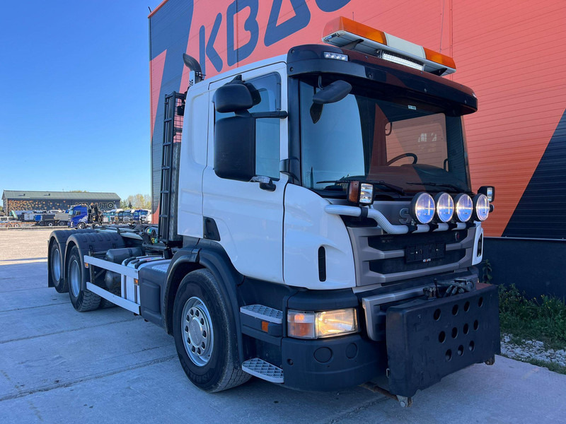 Hook lift truck Scania P 400 6x2 JOAB L 20 ton / L=5200 mm / SNOW PLOW EQUIPMENT