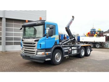 Hook lift truck Scania P 420 6x4 Abrollkipper 3,7mRadstand Schalter top