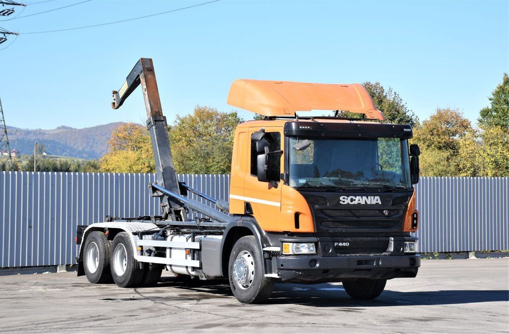 Hook lift truck Scania P 440 Abrollkipper * 6x4* Top Zustand !
