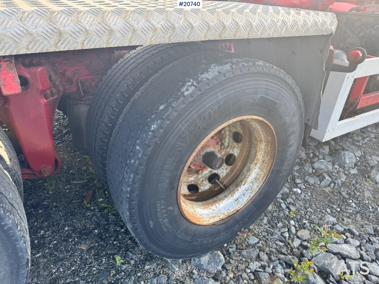 Hook lift truck Scania R124