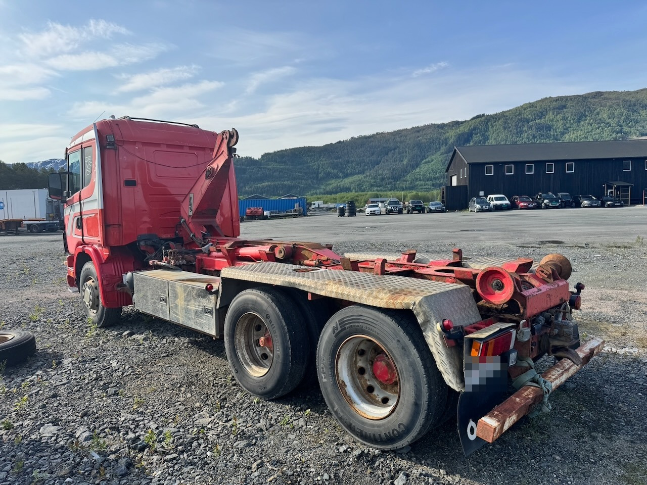 Hook lift truck Scania R124