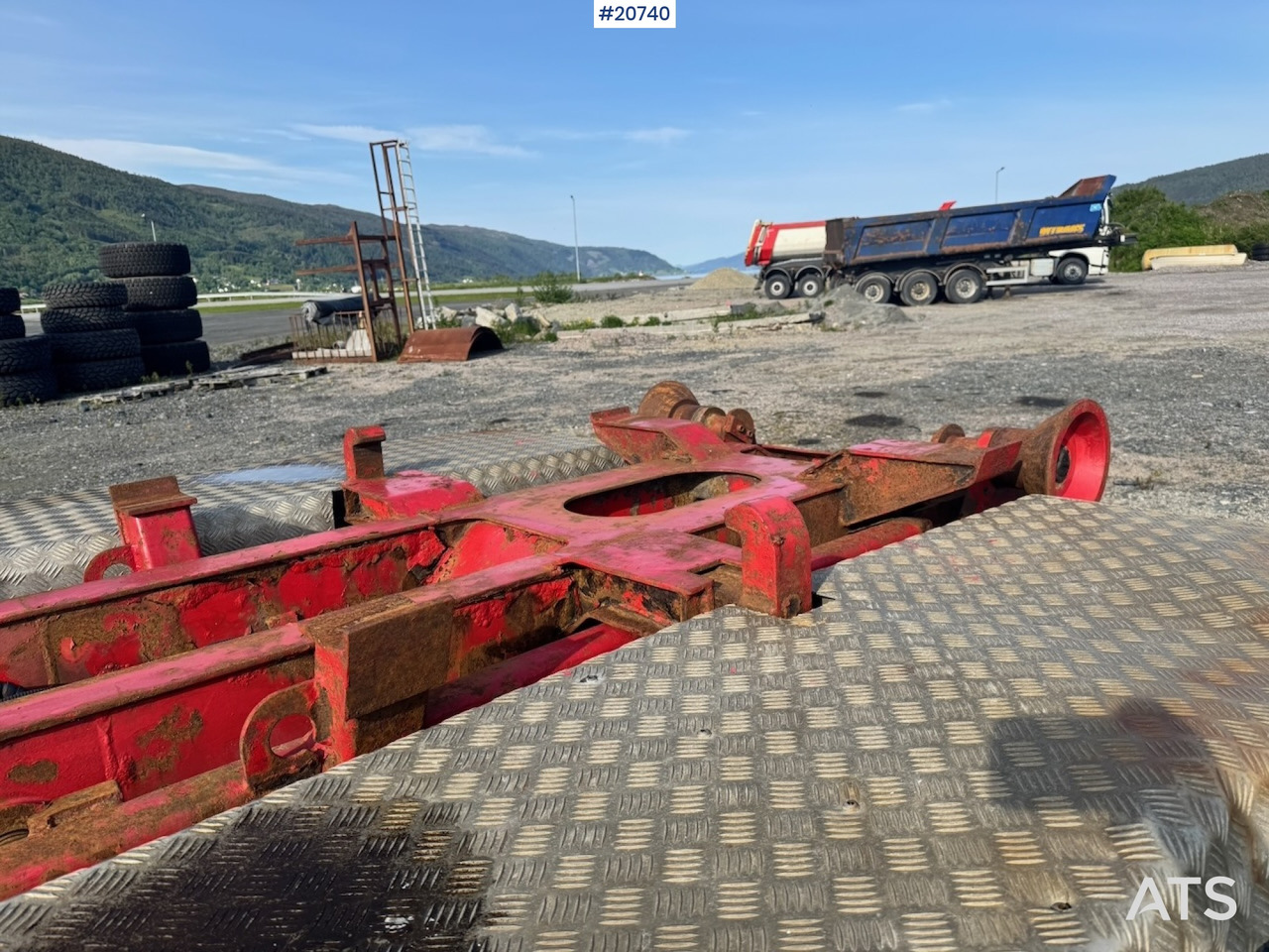 Hook lift truck Scania R124