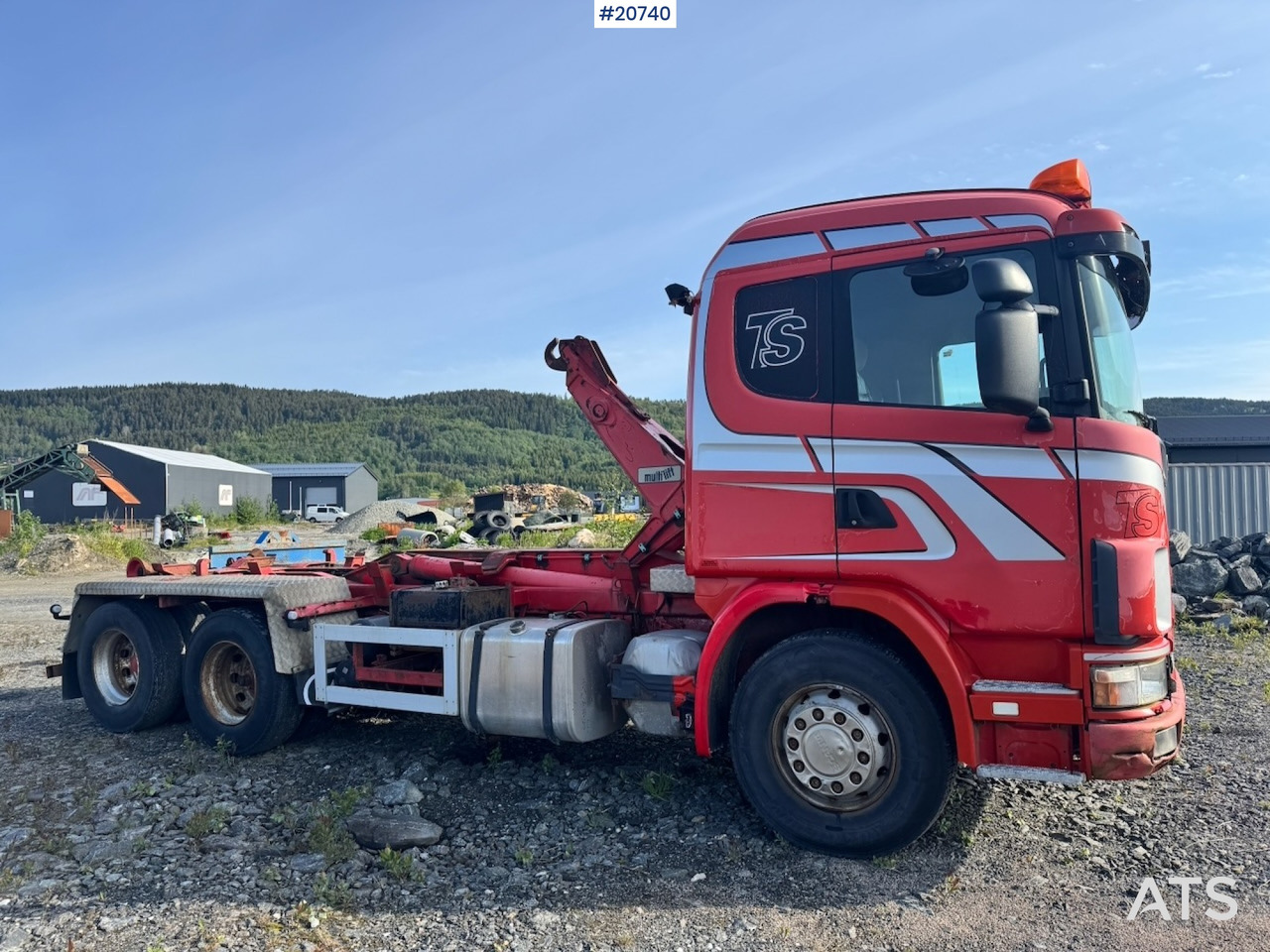 Hook lift truck Scania R124