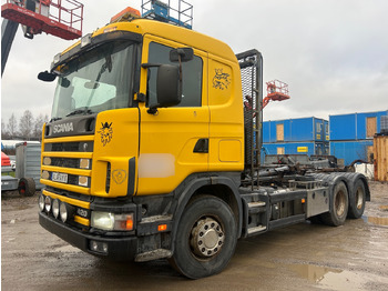 Hook lift truck Scania R124GB6X2