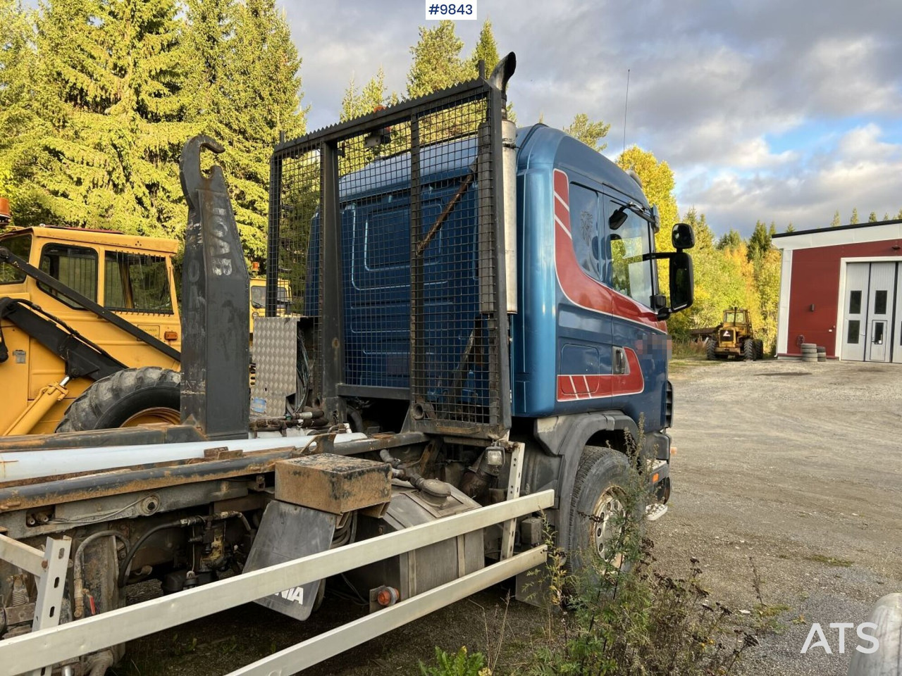 Hook lift truck Scania R144 Hook Truck with plow equipment