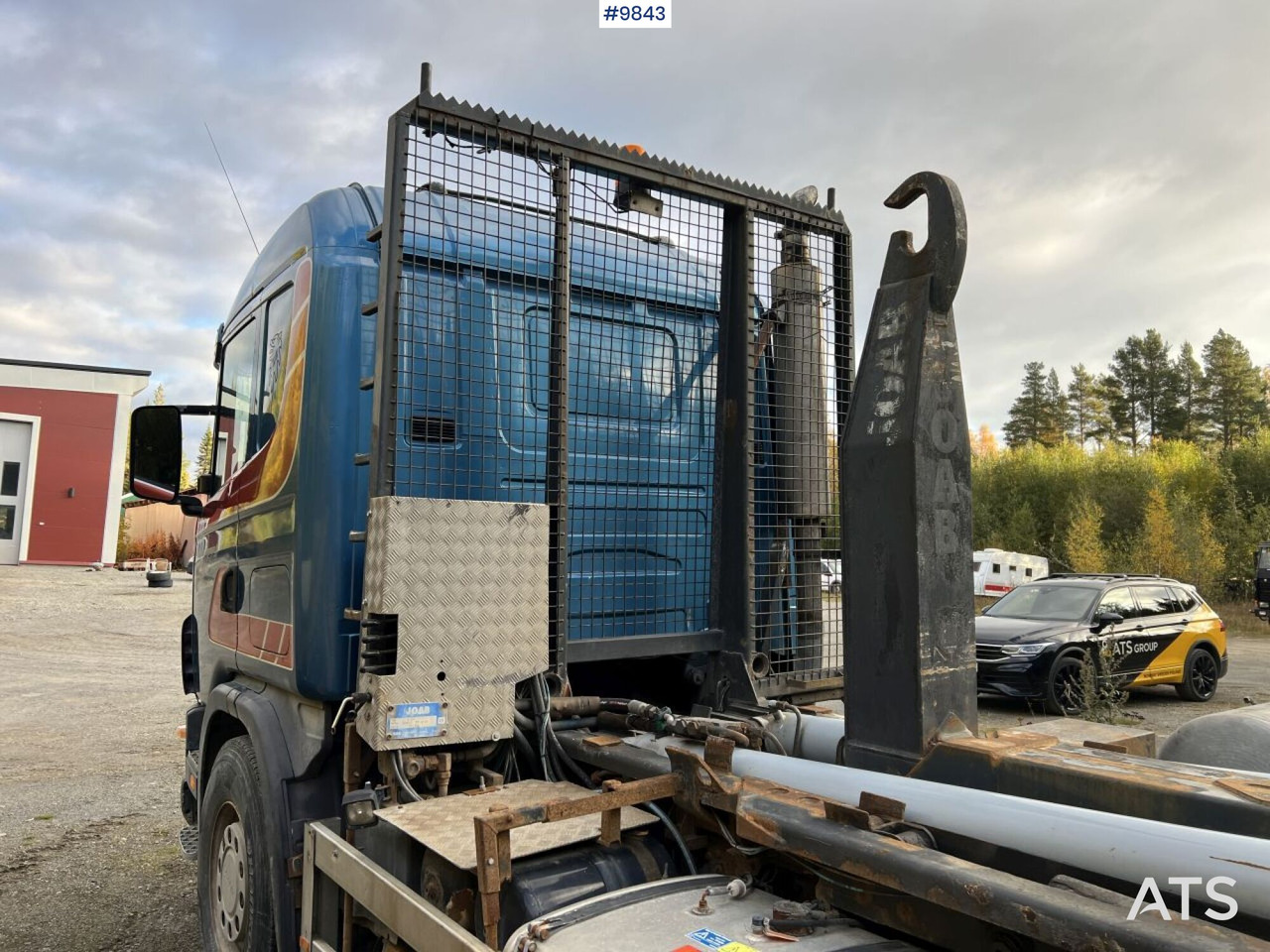 Hook lift truck Scania R144 Hook Truck with plow equipment