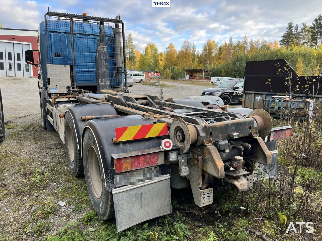 Hook lift truck Scania R144 Hook Truck with plow equipment
