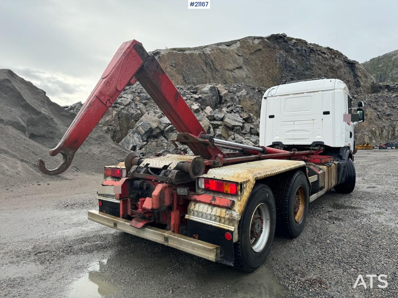 Hook lift truck Scania R164