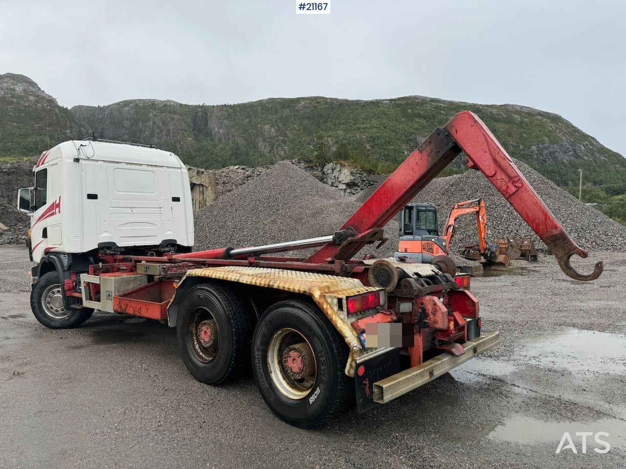 Hook lift truck Scania R164